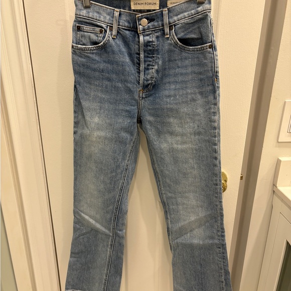 Denim Forum Bailey High Rise Crop Flare - Picture 9 of 11